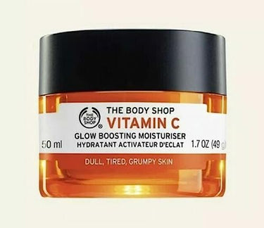The Body Shop Vitamin C Glow Boosting Moisturiser 50ml für fahle, müde Haut, 50,00 ml (1er Pack) im Sale